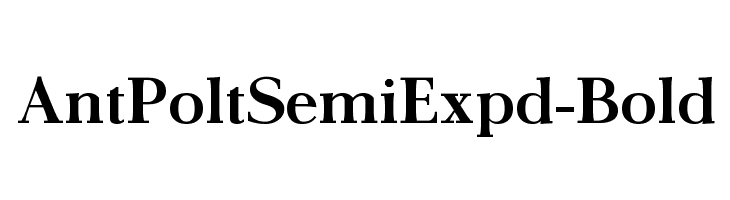 AntPoltSemiExpd-Bold Font