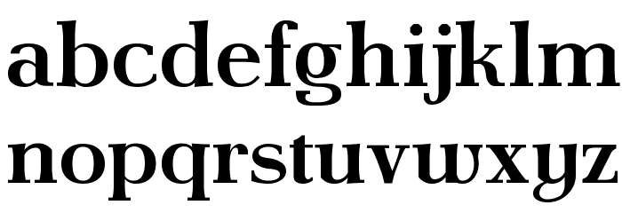 AntPoltSemiExpd-Bold Font LOWERCASE
