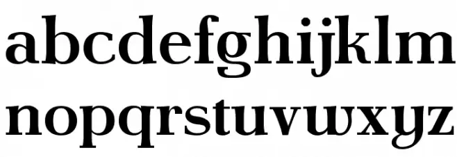 AntPoltSemiExpd-Bold Caratteri MINUSCOLO