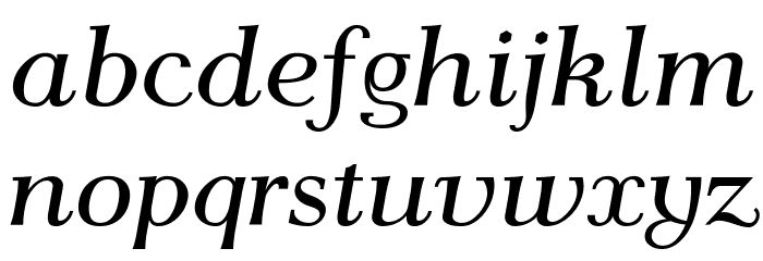 AntPoltSemiExpd-Italic Font LOWERCASE