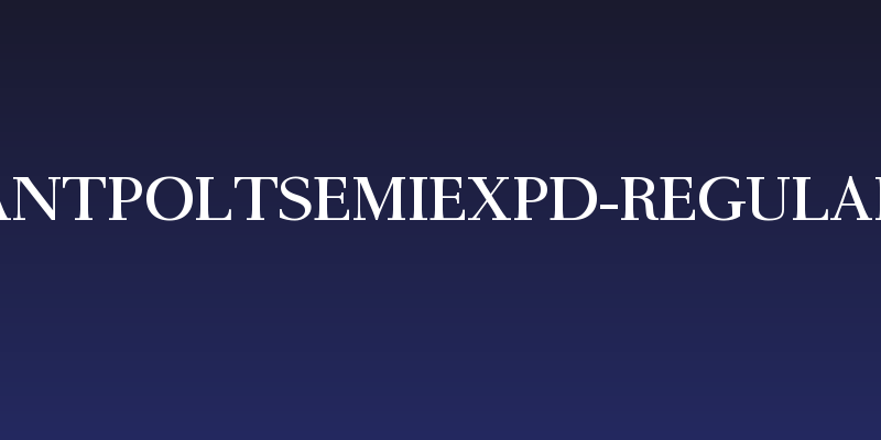 AntPoltSemiExpd-Regular Social Header