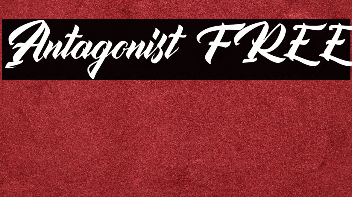 Antagonist FREE Example 3