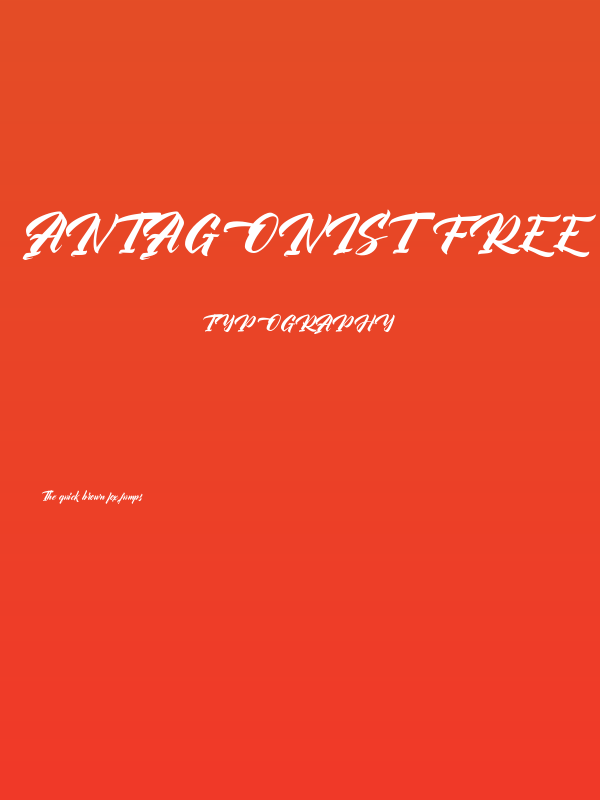 Antagonist FREE Poster