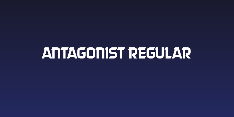 Antagonist Regular Social Header