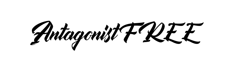 AntagonistFREE  Frei Schriftart Herunterladen
