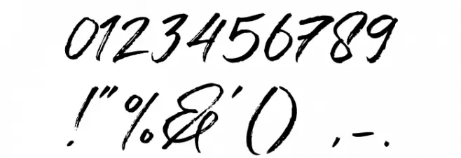 Antam Font OTHER CHARS