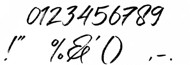 Antam Font OTHER CHARS