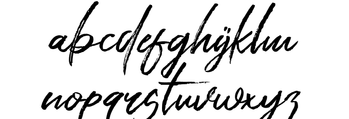 Antam Font LOWERCASE