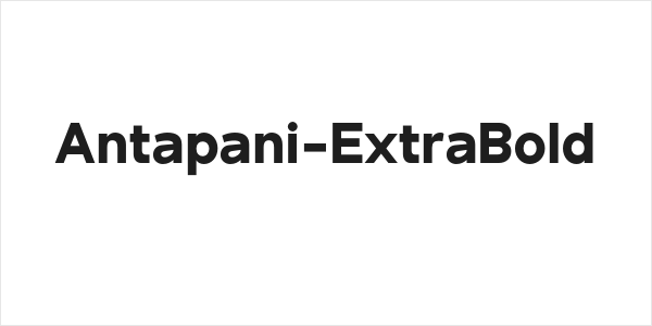 Antapani-ExtraBold Logo