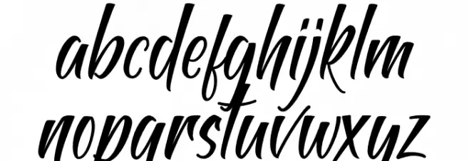 Antapin Font LOWERCASE