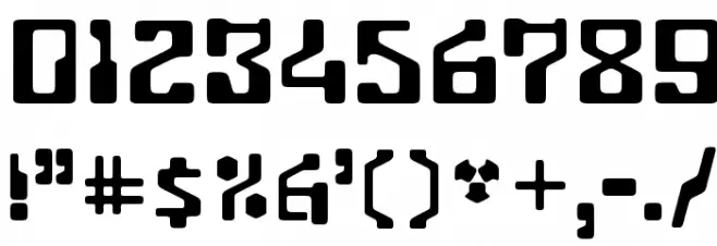 Antar Font OTHER CHARS