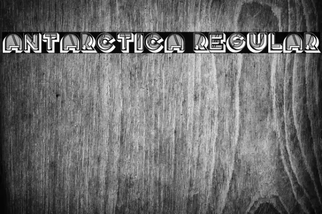 Antarctica Regular Font examples