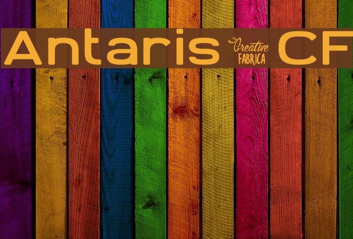 Antaris_CF Font examples