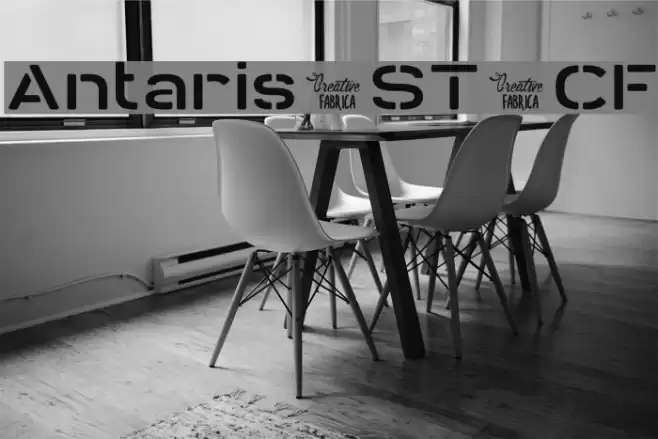 Antaris_ST_CF Font examples