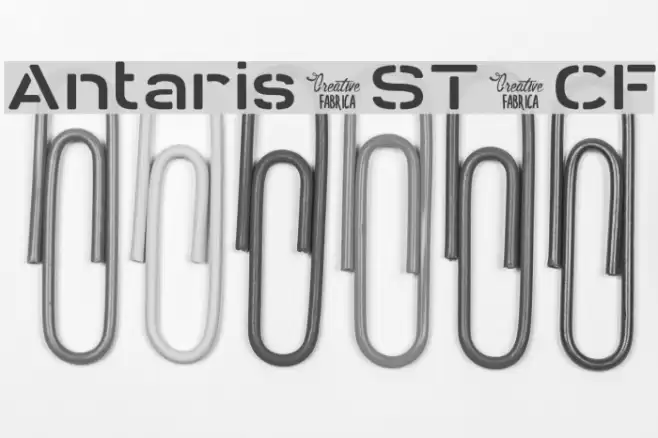 Antaris_ST_CF Font examples