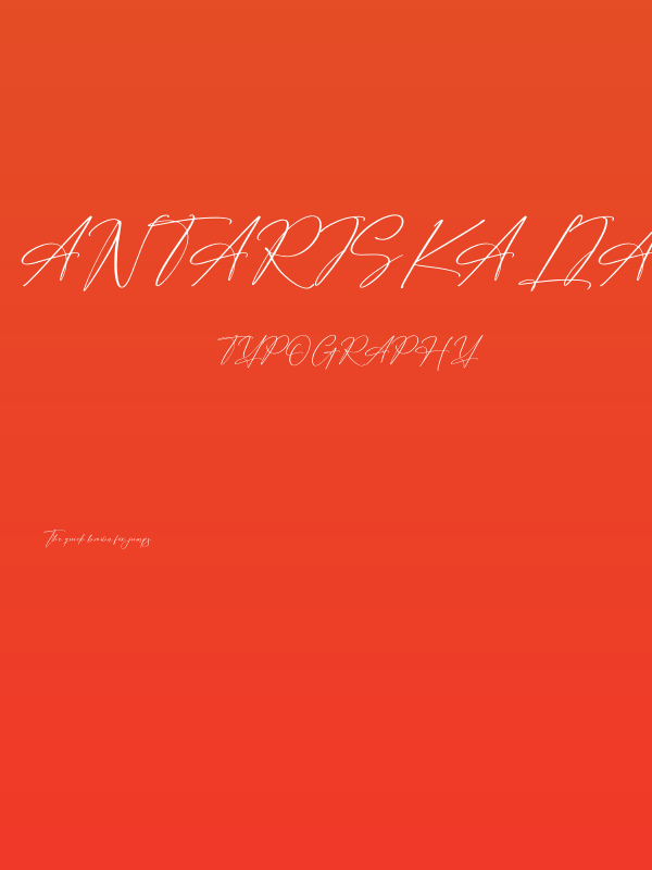 Antariskalia Signature Poster