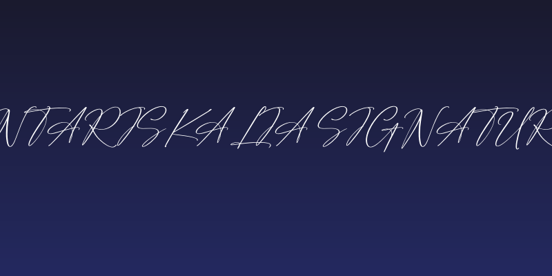 Antariskalia Signature Social Header
