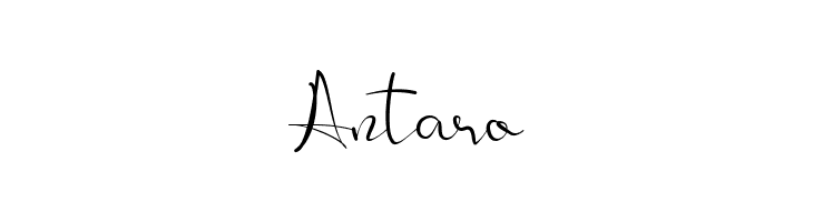 Antaro  免费字体下载