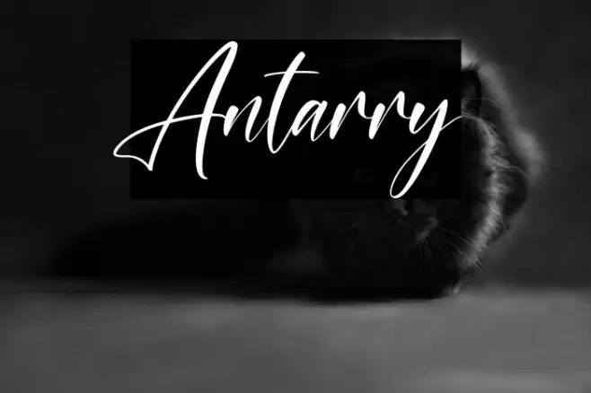 Antarry फ़ॉन्ट examples