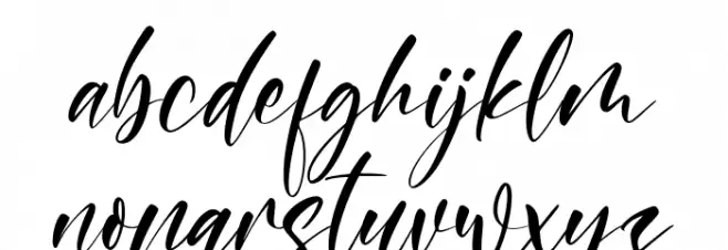Antarry Font LOWERCASE