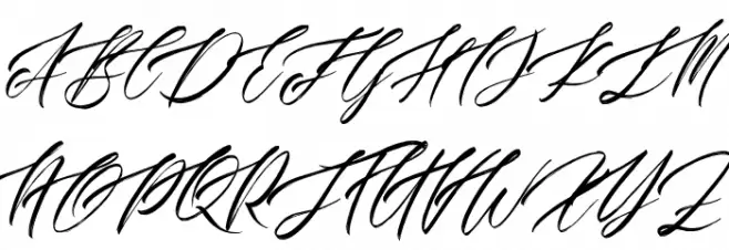 Antartika Schriftart Groß