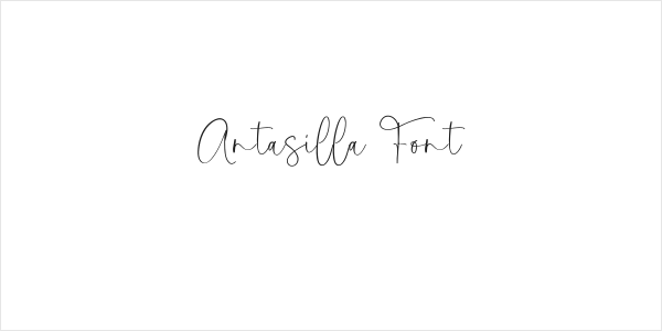 Antasilla Font Logo