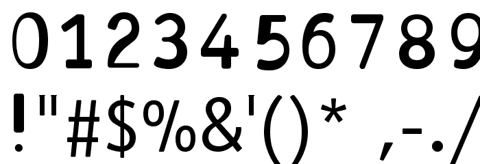 Antaviana Bold フォント その他の文字