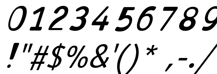 Antaviana BoldItalic Font OTHER CHARS