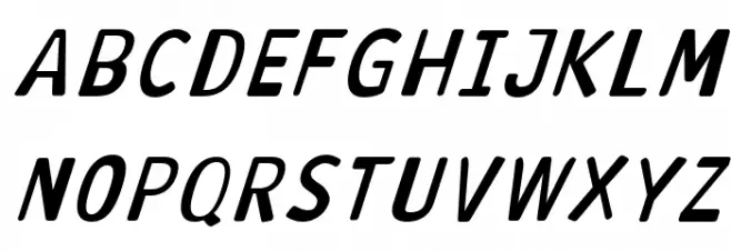 Antaviana BoldItalic Schriftart Groß