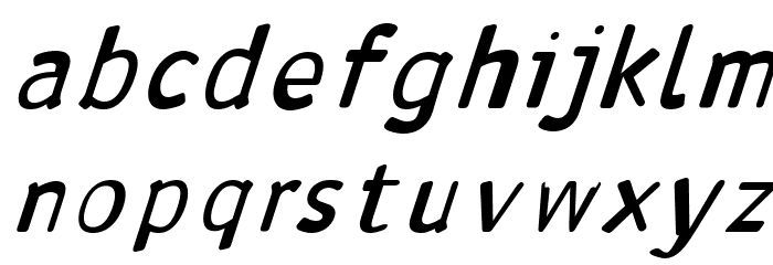 Antaviana BoldItalic Font LOWERCASE