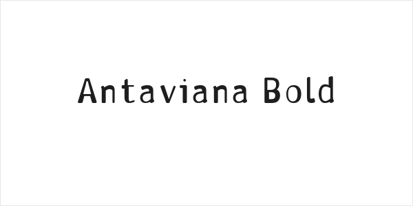 Antaviana Bold Logo