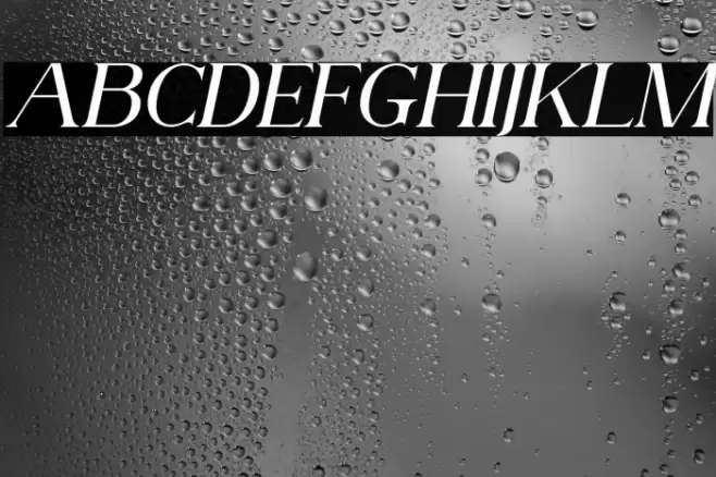 AnteCfSerifDemo-Italic Schriftart examples