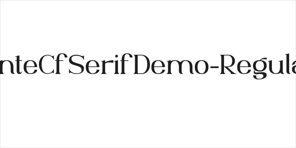 AnteCfSerifDemo-Regular Logo