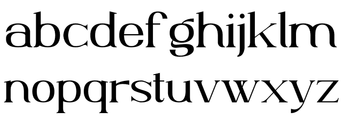 AnteCfSerifDemo-Regular Schriftart Kleinbuchstaben