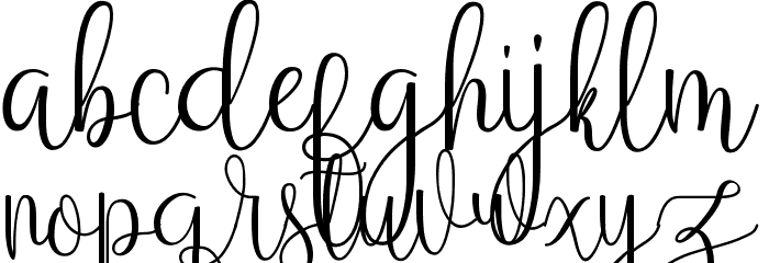 Anteater Font LOWERCASE