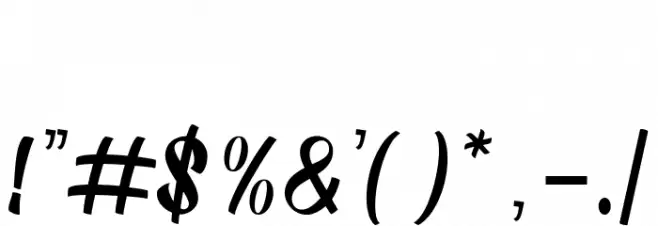 Antebras Font OTHER CHARS