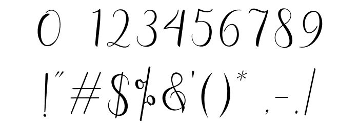Antefand Font OTHER CHARS