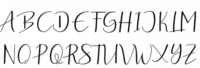 Antefand Schriftart Groß