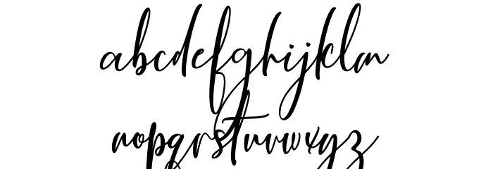 Antefand Font LOWERCASE
