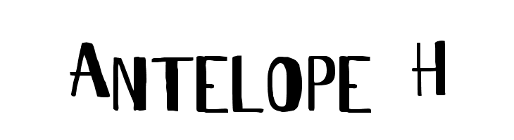 Antelope H  Frei Schriftart Herunterladen