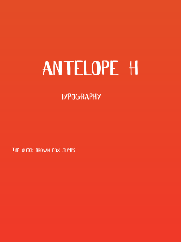 Antelope H Poster