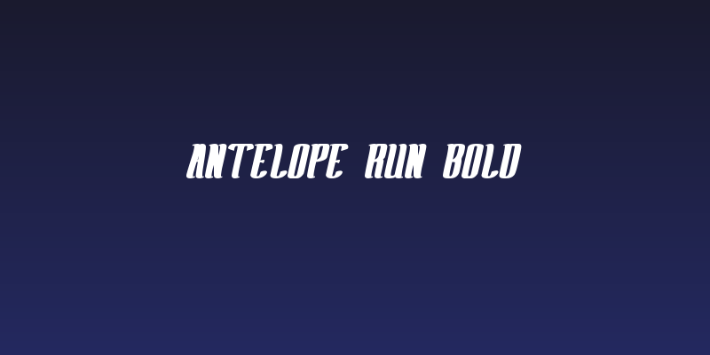 Antelope Run Bold Social Header
