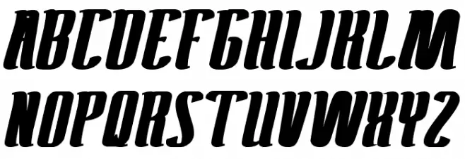 Antelope Run Bold Schriftart Groß