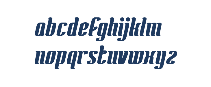 Antelope Run Bold Lowercase