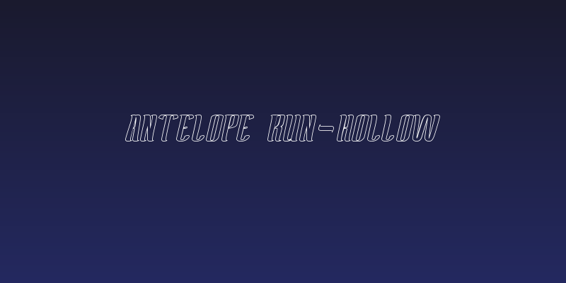 Antelope Run-Hollow Social Header