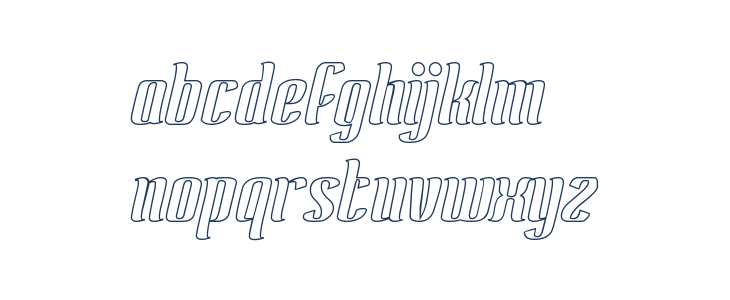 Antelope Run-Hollow Lowercase