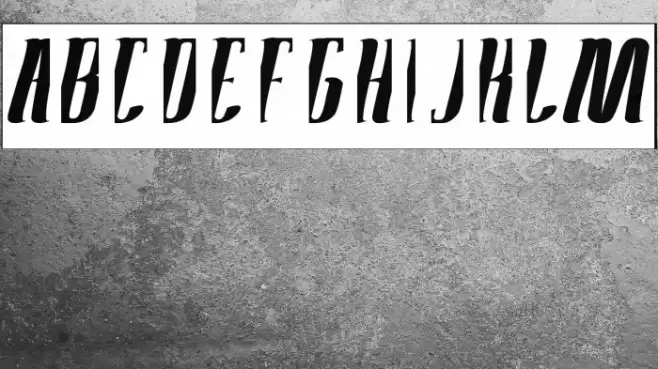 Antelope Run-Inverse Font examples