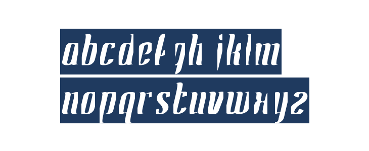 Antelope Run-Inverse Lowercase