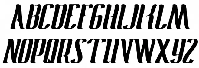 Antelope Run Font Litere mari
