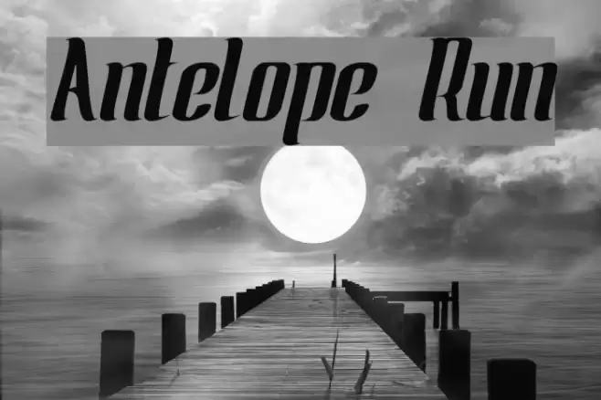 Antelope Run Caratteri examples